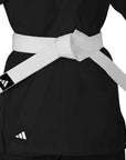 adidas Black Karate Student Uniform Ultralight, Traditional Crossover, K150