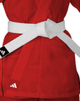 adidas Red Karate Student Uniform Ultralight, Traditional Crossover, K150