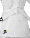 adidas White Karate Student Uniform Ultralight, Traditional Crossover, WKF Approved, K150