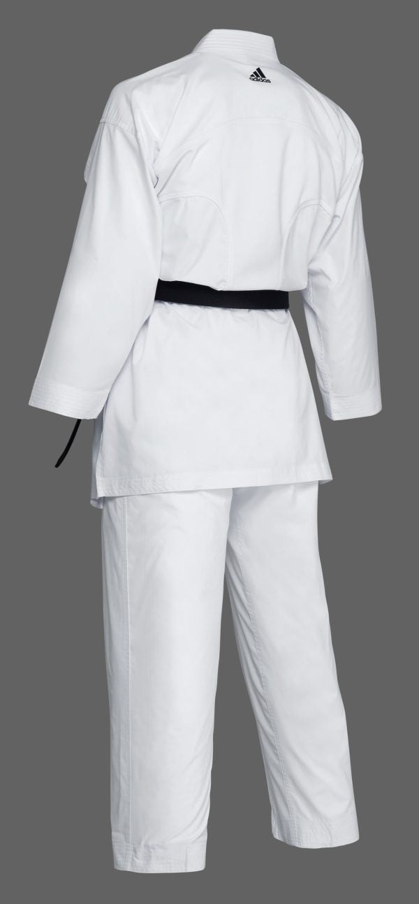 White martial arts uniform from adidas ADILIGHT.