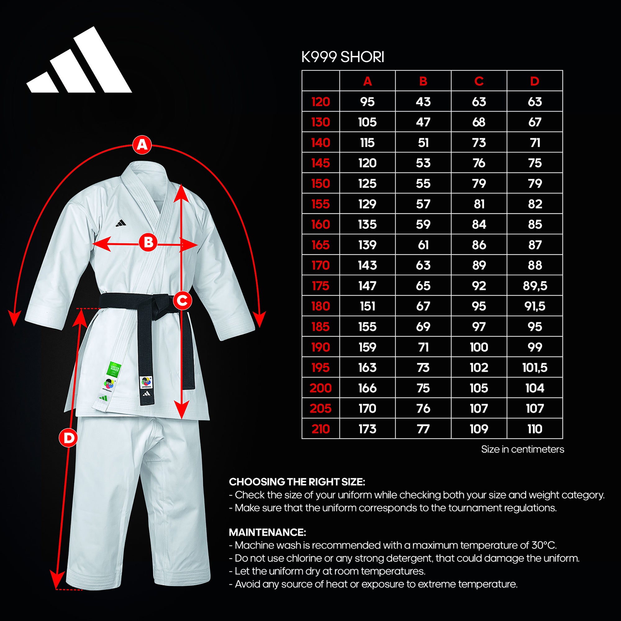 adidas Shori Kata Uniform (K999)
