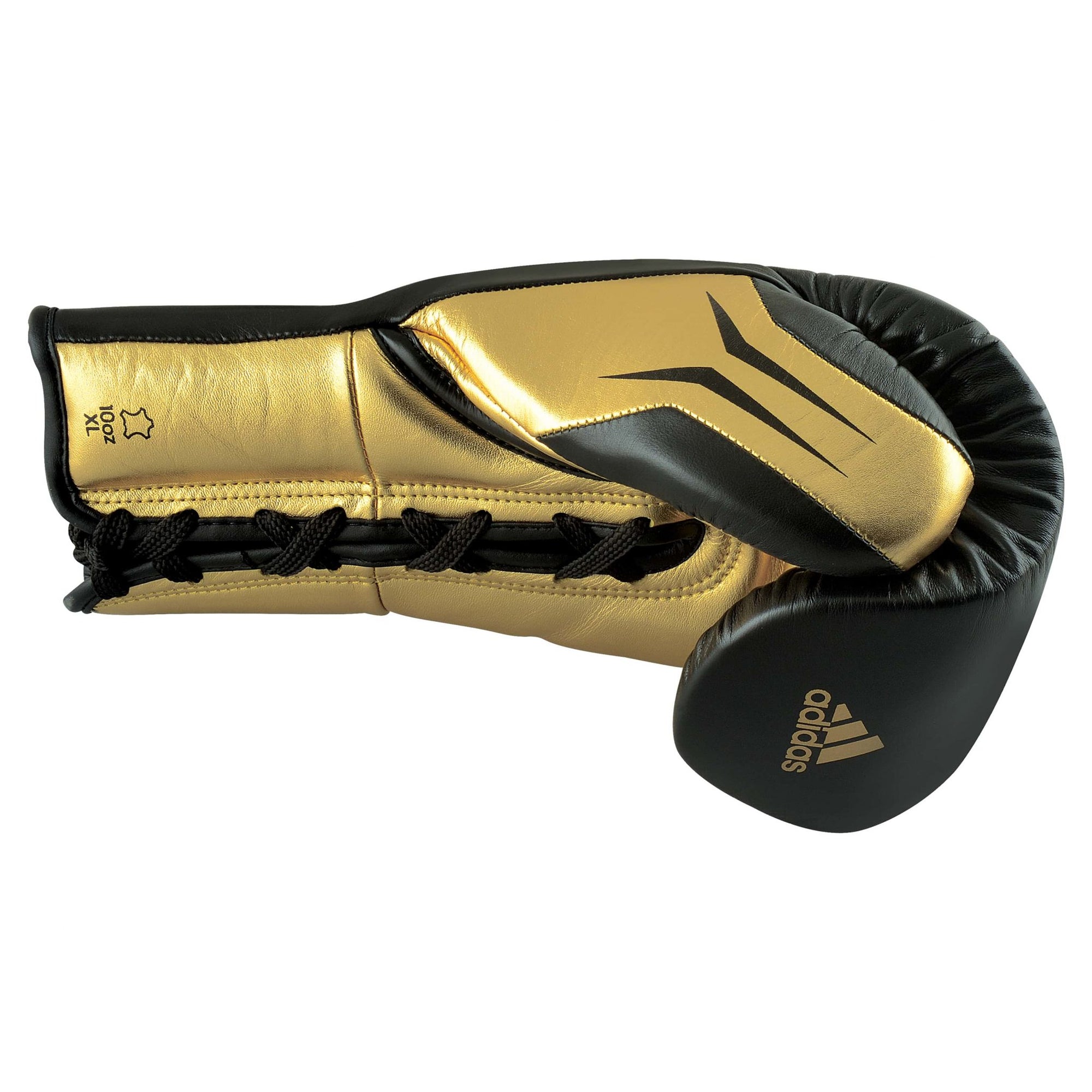 Black and gold boxing glove, Speed Tilt 750 Pro Fight Glove - Horse Hair.