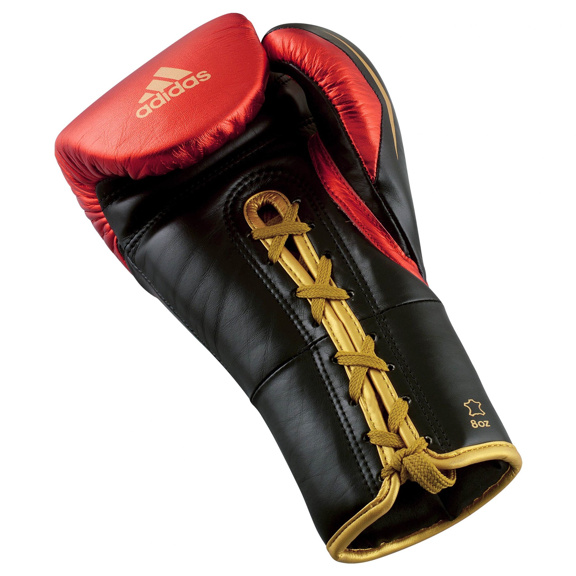 Single adidas black and red boxing glove from Speed Tilt 750 series.