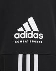 Close up of black jacket, Adidas Combat Sports.