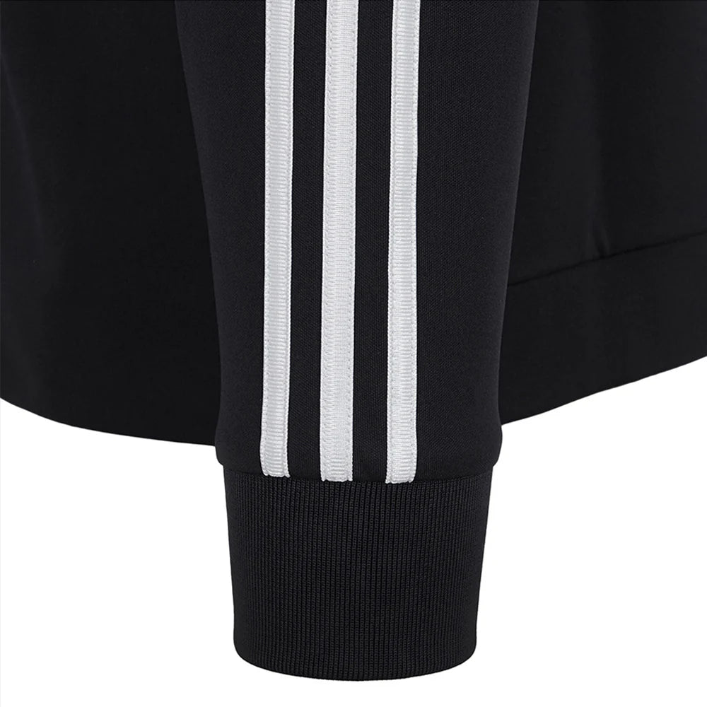 Close up of black jacket, Adidas Combat Sports.