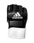 Black and white adidas boxing glove, XL size.