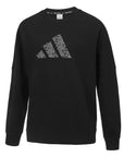 Black sweatshirt with a logo for taekwondo apparel.