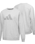 White sweatshirt with a logo, Adidas Combat Sports Community Crewneck.