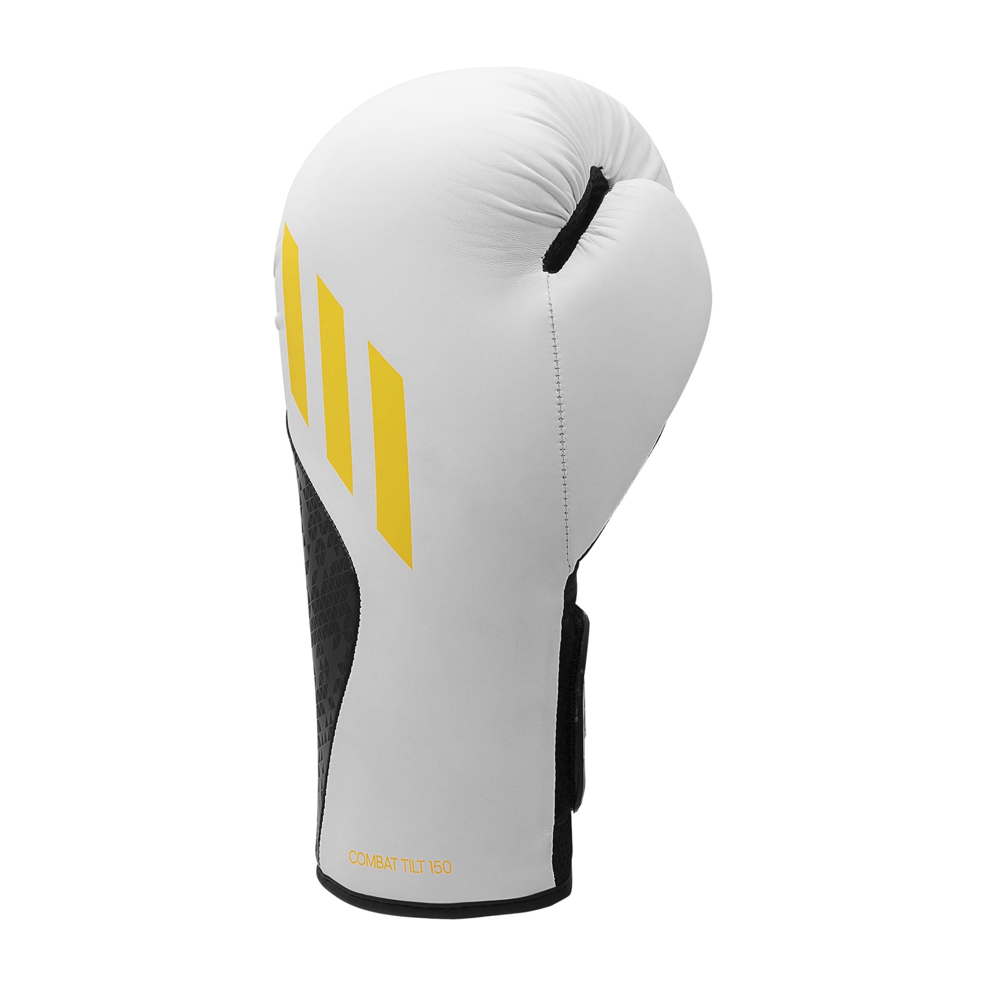 White boxing glove with yellow stripes from Adidas x Anderson Silva collection.