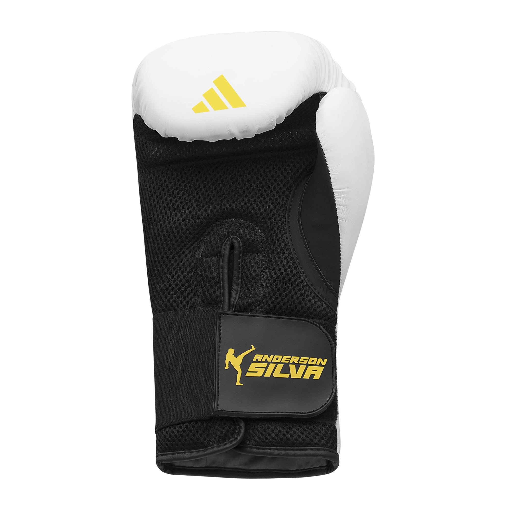 Black and white boxing glove from Adidas x Anderson Silva collection.