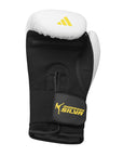 Black and white boxing glove, Adidas x Anderson Silva collection.