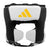 Black and white Adidas x Anderson Silva headgear.