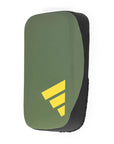 Green and black bag with yellow logo designed for MMA training.