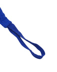 Blue strap with loop for secure boxing hand wrap fit.