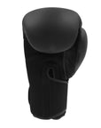 A black boxing glove from adidas home training kit for adults.