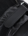 Black glove with strap, part of adidas FLX 3.0 square micro mitts.