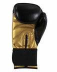 Black and gold adidas boxing glove.