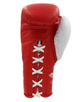 Red and white boxing glove from adidas Adi-Power Hybrid 500 Pro series.