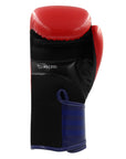 Red and black Adidas hybrid boxing glove.