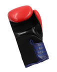 Red and black boxing glove from Adidas Hybrid 65 series.