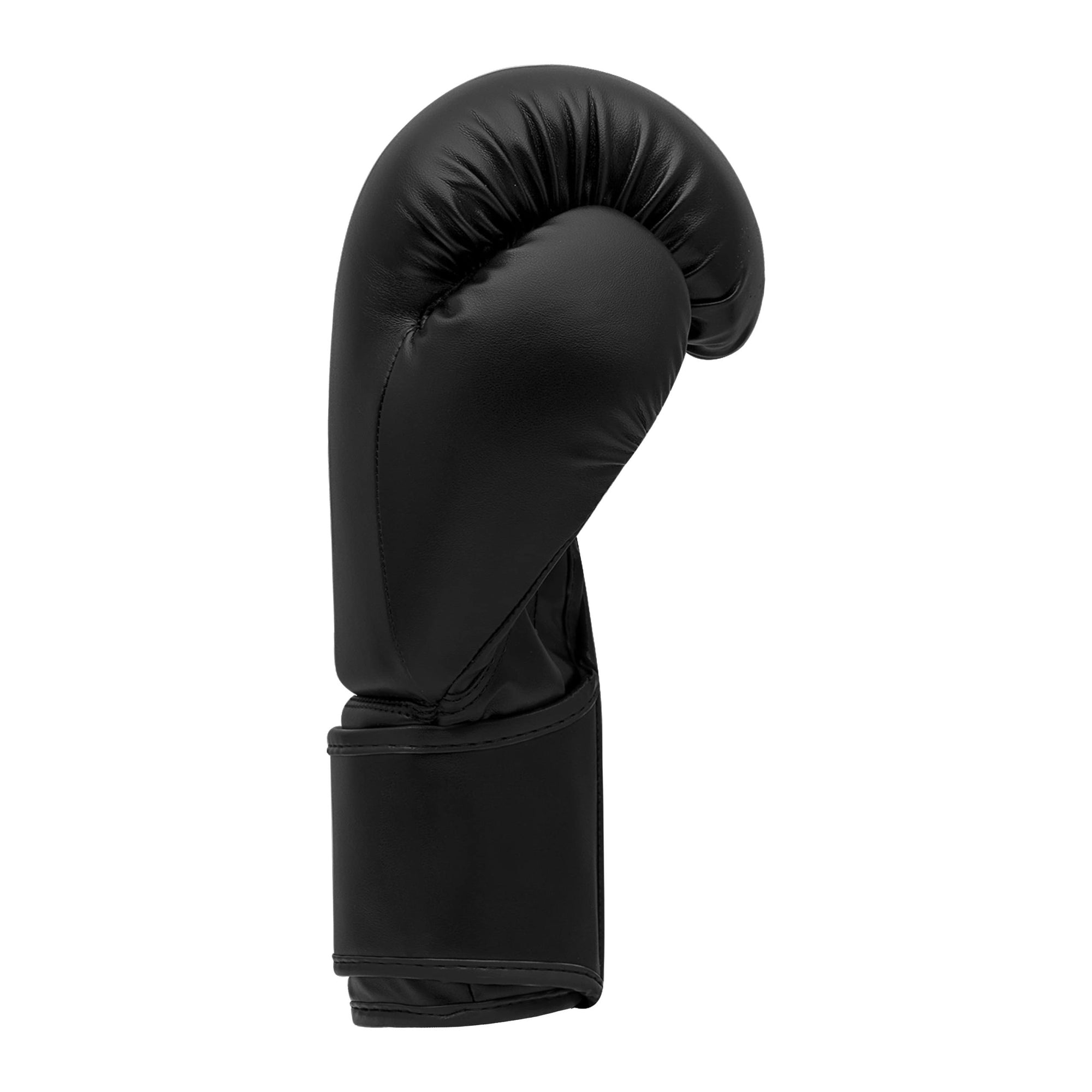 A single black Adidas Hybrid 80 boxing glove.