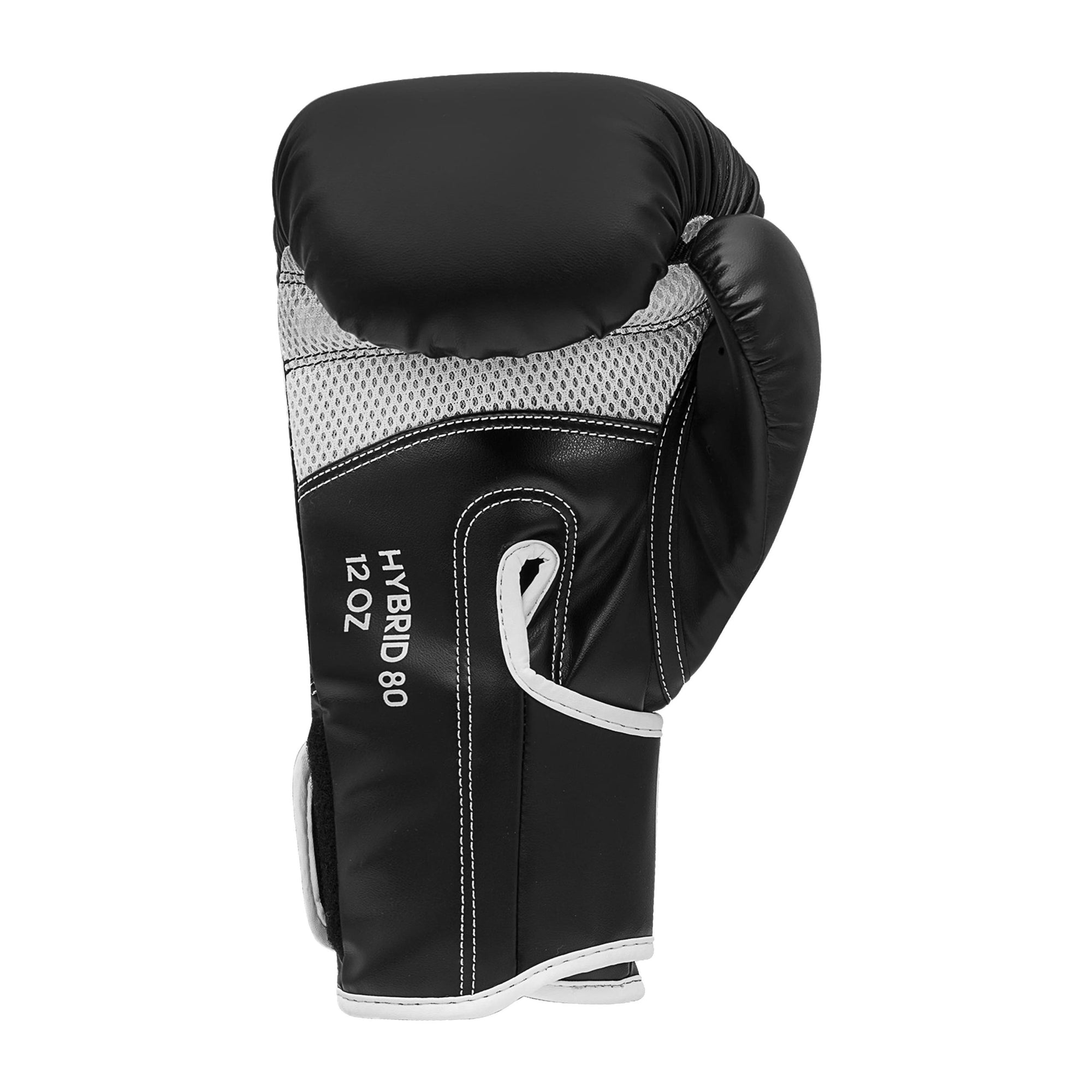 Black and white boxing glove by Adidas.