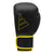 Black and yellow Adidas Hybrid 80 boxing glove.