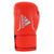 Red boxing glove with white logo, side view, 12 oz.