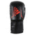 Black boxing glove with red logo, Adidas FLX 3.0 Speed 50, black/gold color.