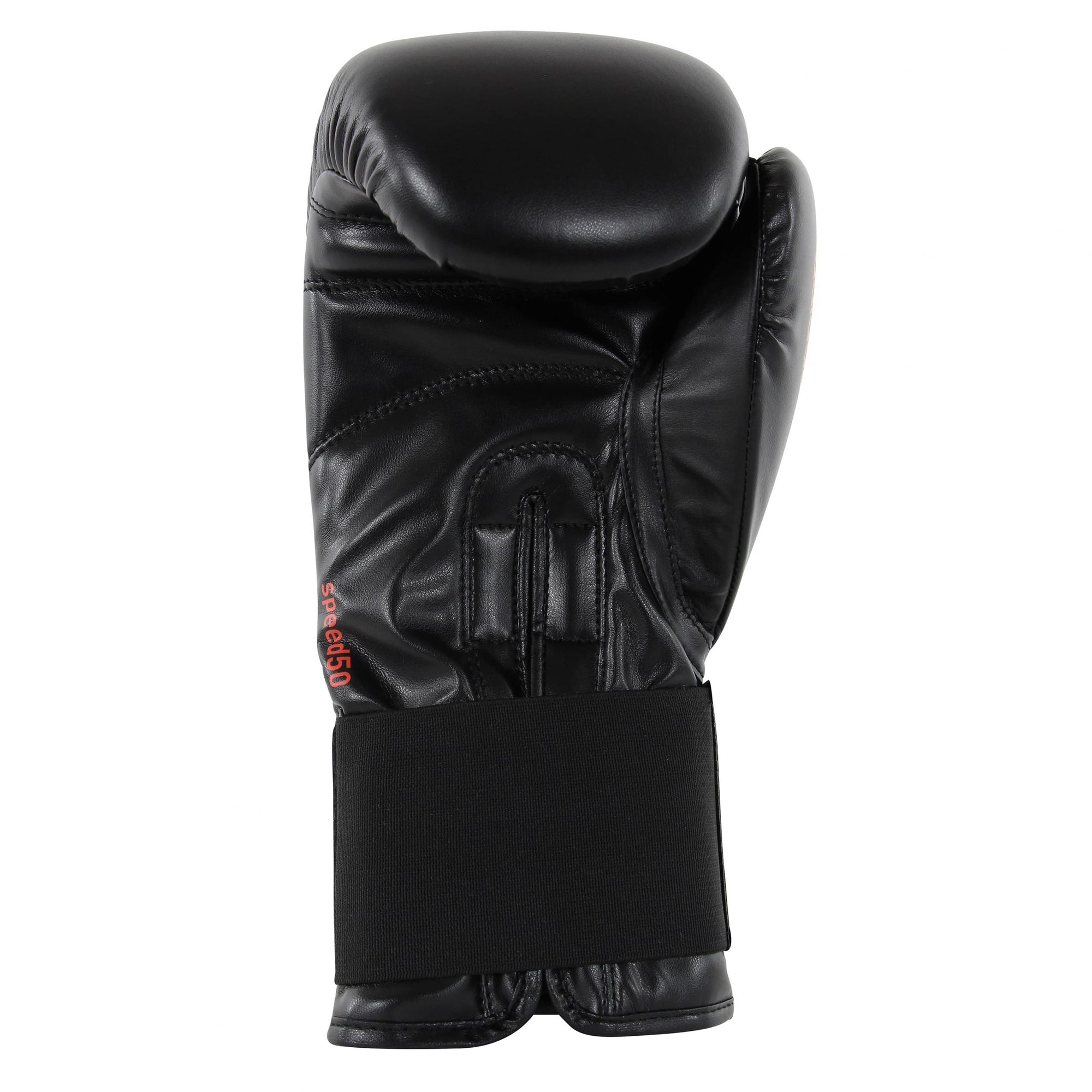 A black boxing glove.