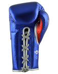 Blue boxing glove with laces from adidas Adi-Speed 500 series.