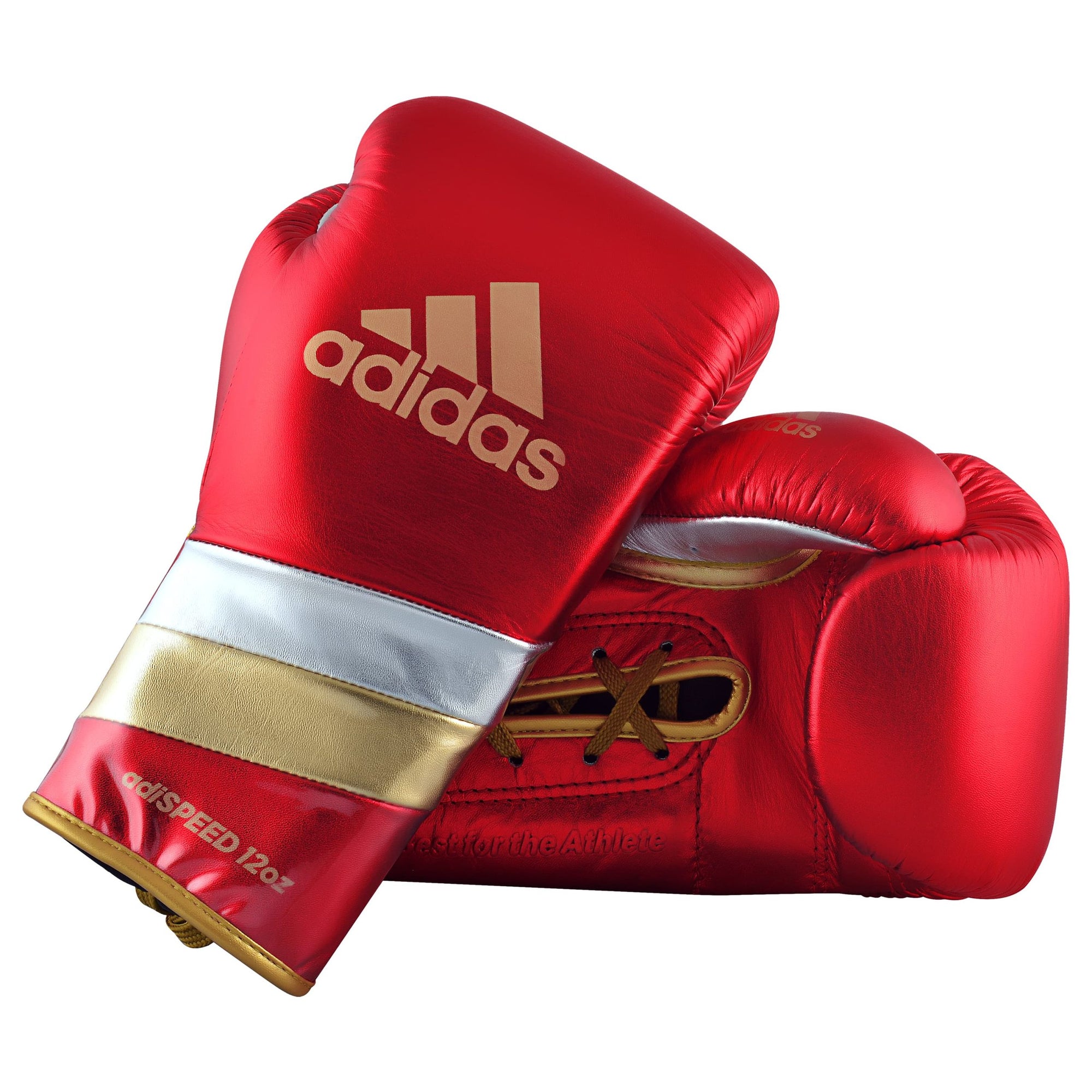 8 oz boxing gloves from adidas Adi-Speed 501 series, suitable for both boxing and kickboxing.