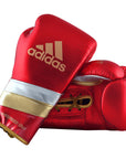 8 oz boxing gloves from adidas Adi-Speed 501 series, suitable for both boxing and kickboxing.