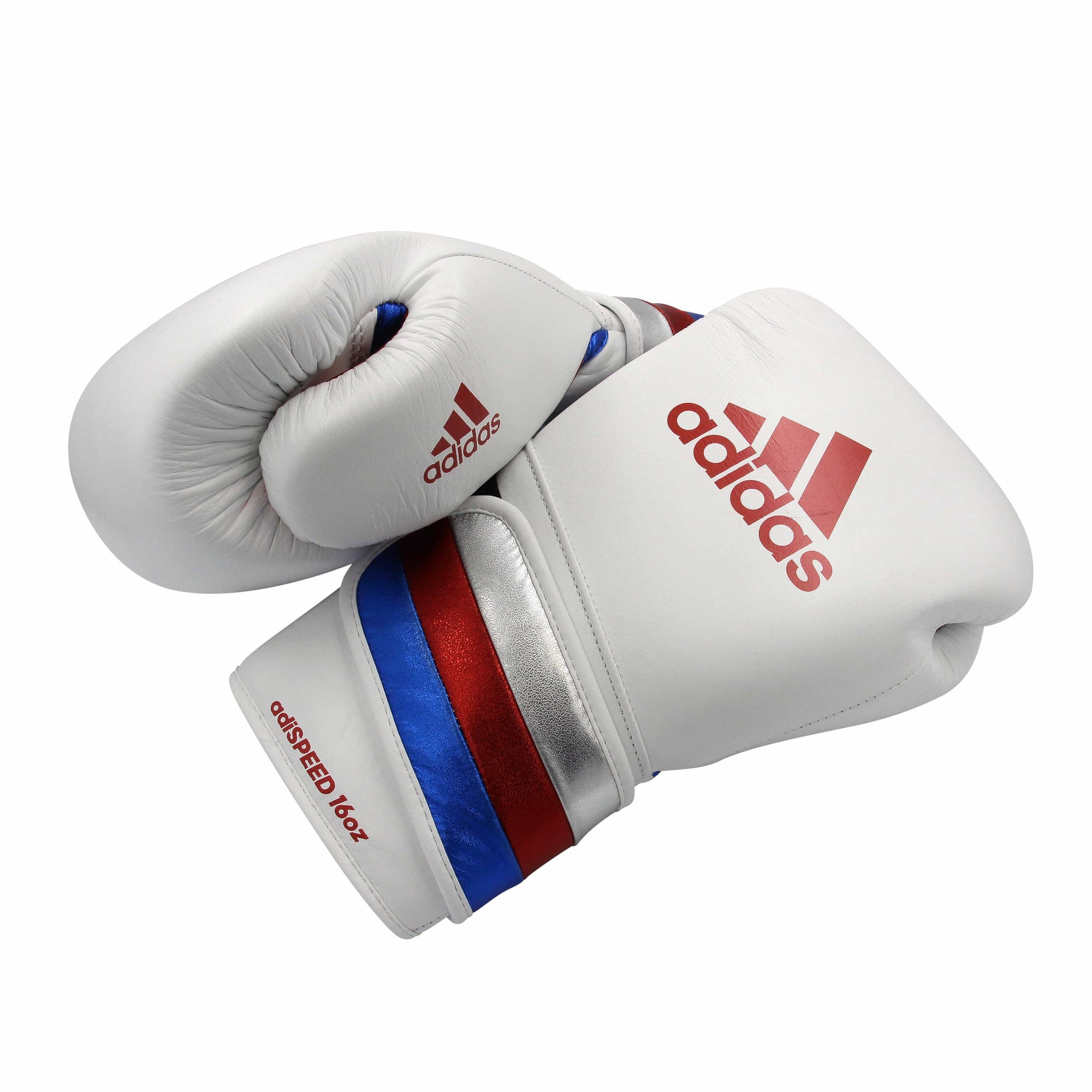 Pair of adidas boxing gloves.