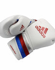 Pair of adidas boxing gloves.