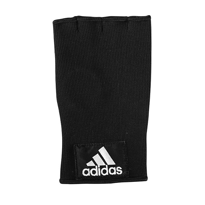 Black wrist protector with adidas logo.