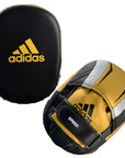 Black and gold boxing mitt design.