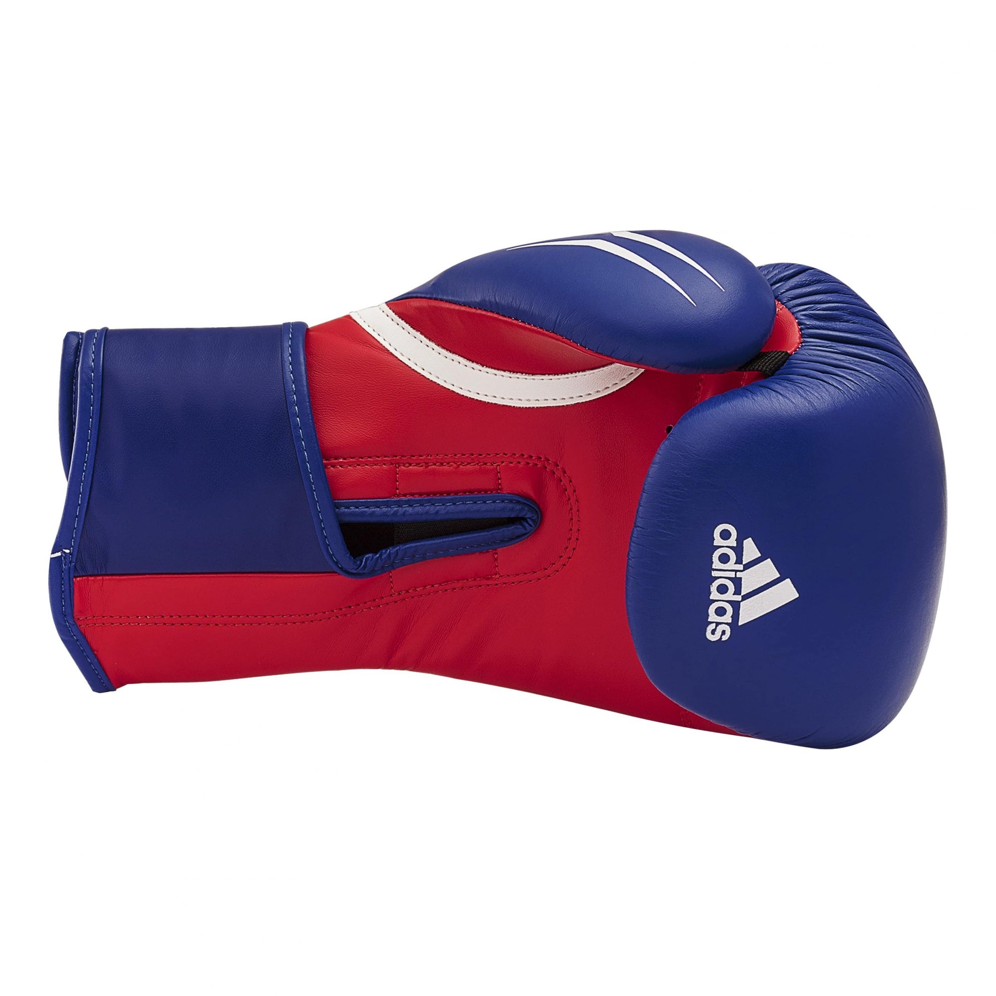 Red and blue boxing glove for Speed TILT 250 Training Gloves.