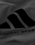 Close-up of Adidas logo on a Dri-Fit t-shirt.