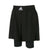 Black Adidas Boxwear Tech shorts with thigh-length inner lining.