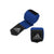 Blue and black boxing bandages for wrist support.