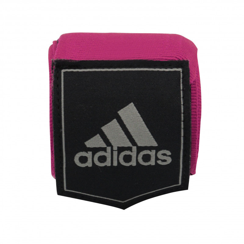 Pink and black adidas wrist band, 4.5 m.