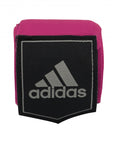 Pink and black adidas wrist band, 4.5 m.