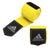 Yellow and black boxing wrist wraps, adidas brand, 3.5m.