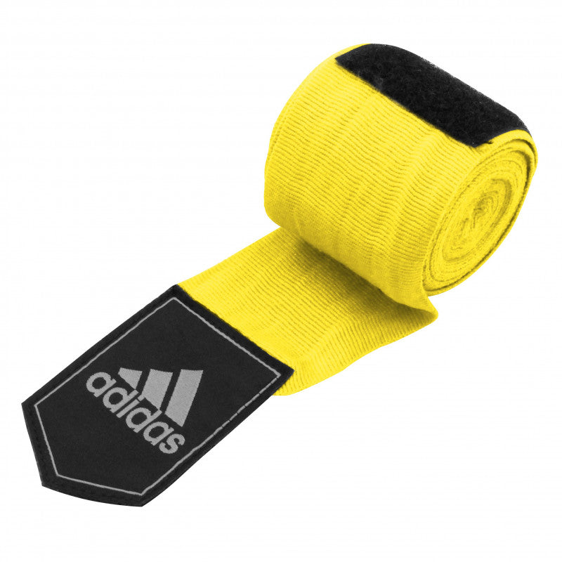 Yellow and black boxing wrist wraps, adidas brand, 4.5m.