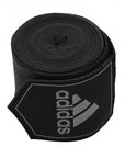 Roll of black fabric, used as boxing hand wraps.