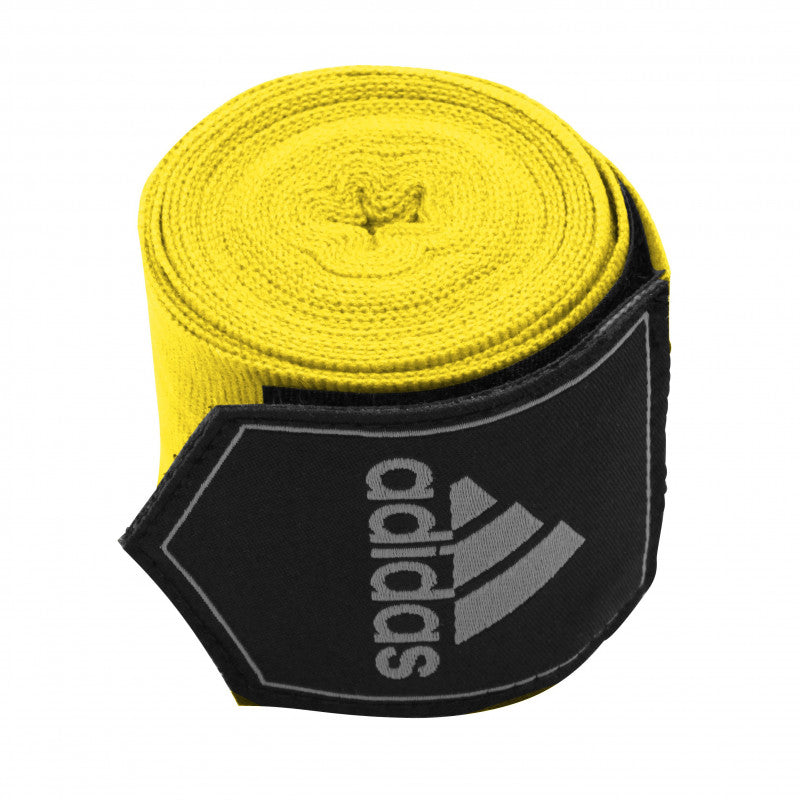 Yellow and black boxing bandage, adidas brand, 3.5m.