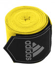 Yellow and black boxing bandage, adidas brand, 3.5m.