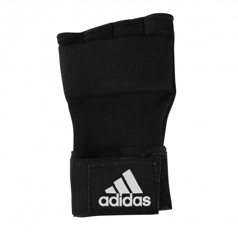 Black glove with white logo for adidas inner gloves.