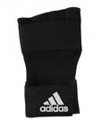 Black glove with white logo for adidas inner gloves.